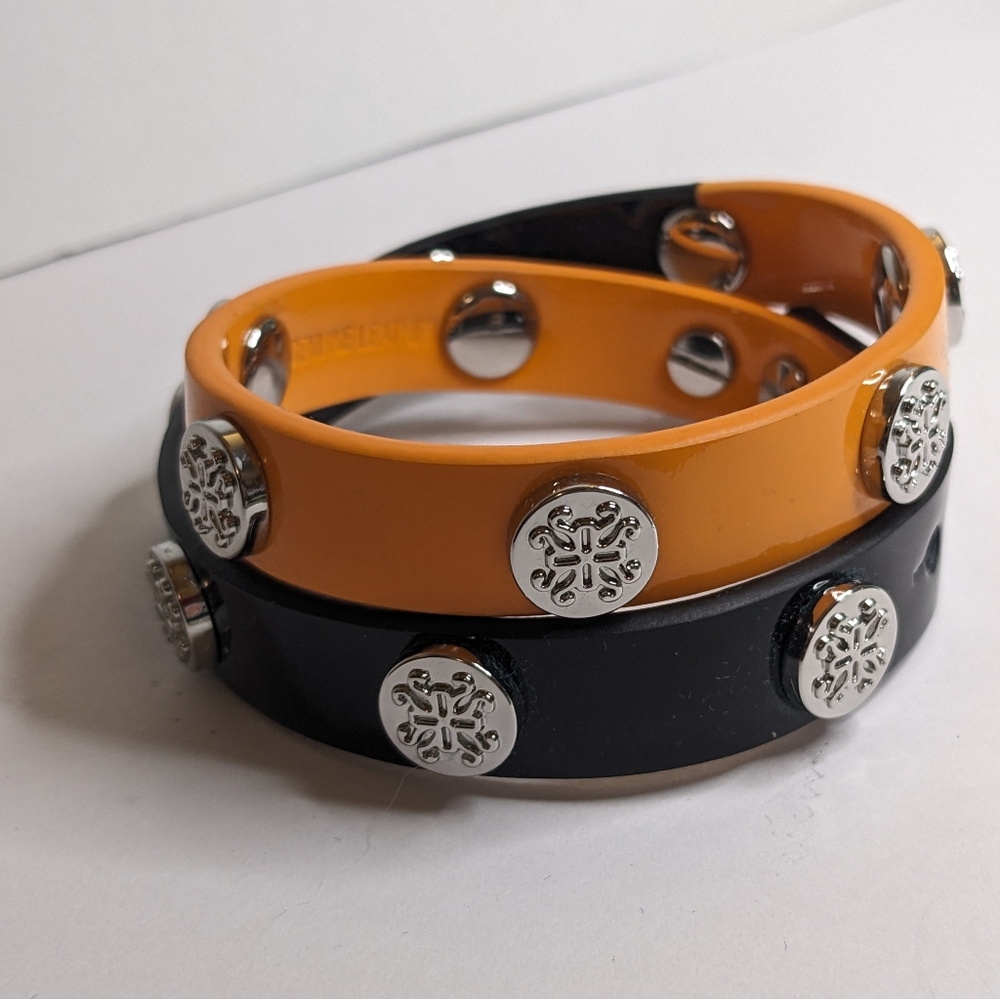 Rustic Cuff Set of‎ 2  Bracelets - Adjustable to 6.7", 7", & 7.5"